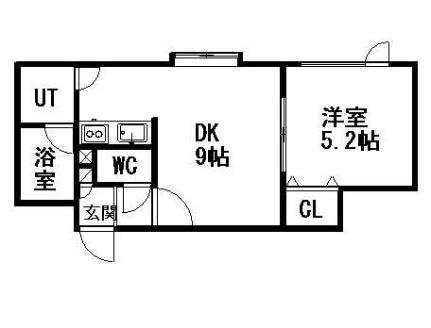 エル・ドラード 103｜北海道札幌市東区北五十条東２丁目(賃貸アパート1DK・2階・31.79㎡)の写真 その2