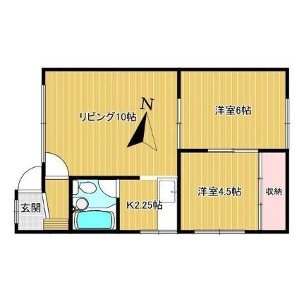 八重樫ハウス 201｜北海道札幌市東区北十五条東１５丁目(賃貸アパート2LDK・3階・36.40㎡)の写真 その2