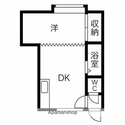 マンション三宅麻生 10｜北海道札幌市北区麻生町７丁目(賃貸アパート1DK・3階・23.20㎡)の写真 その2