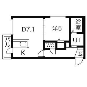 プレミールグレイス 403｜北海道札幌市北区北二十六条西２丁目(賃貸マンション1LDK・4階・36.80㎡)の写真 その2