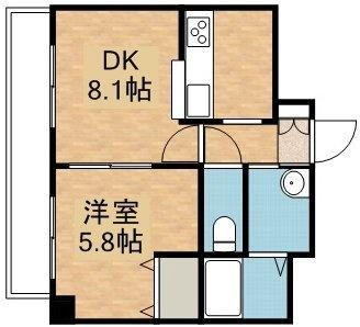 ＩＮＯＶＥ札幌清田（旧ドマーニプレイス 602｜北海道札幌市清田区清田二条２丁目(賃貸マンション1DK・6階・34.02㎡)の写真 その2