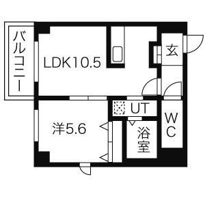 フォレスタ 402｜北海道札幌市豊平区中の島一条４丁目(賃貸マンション1LDK・4階・40.95㎡)の写真 その2