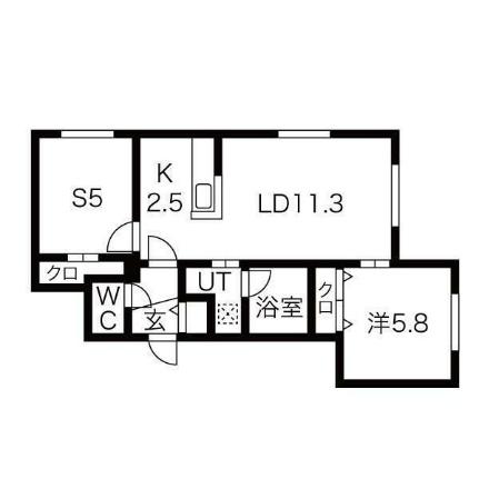 コローレ月寒東 301｜北海道札幌市豊平区月寒東一条５丁目(賃貸マンション1LDK・3階・38.85㎡)の写真 その2