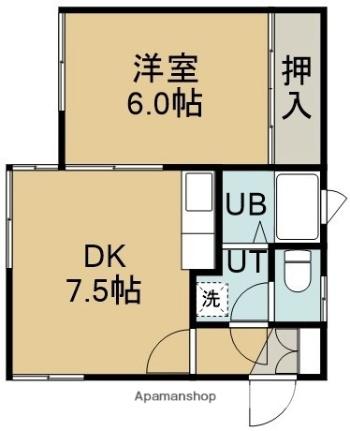 メゾン・ド・ソニア 202｜北海道函館市富岡町１丁目(賃貸アパート1DK・3階・32.07㎡)の写真 その2