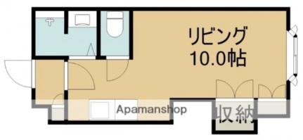 シティマンション 102｜北海道函館市新川町(賃貸アパート1R・2階・23.19㎡)の写真 その2