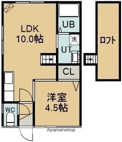 ノースシャインＳI 101｜北海道函館市昭和４丁目(賃貸アパート1LDK・1階・33.00㎡)の写真 その2