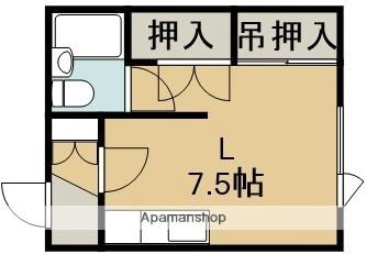 フェローハウスII 205｜北海道函館市本町(賃貸アパート1R・2階・24.79㎡)の写真 その2
