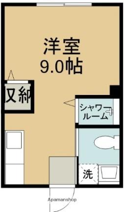 赤とんぼ 206｜北海道函館市宮前町(賃貸アパート1K・2階・19.70㎡)の写真 その2