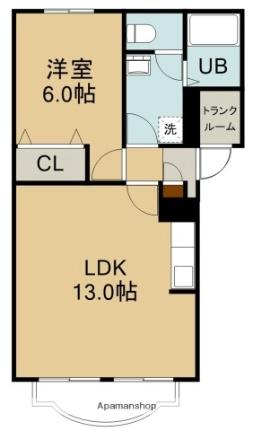 メゾン・Ｓａｋｕｒａ・II（メゾンサクラツー） 303 ｜ 北海道函館市鍛治１丁目（賃貸マンション1LDK・3階・44.05㎡） その2