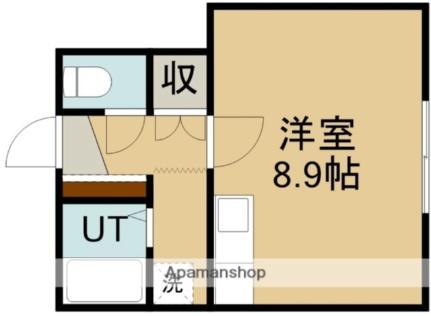 ガーデンハイム大学前I 103 ｜ 北海道函館市八幡町（賃貸アパート1R・1階・24.47㎡） その2