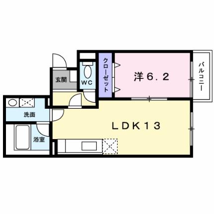 ジュネス松陰 204｜北海道函館市松陰町(賃貸マンション1LDK・2階・47.98㎡)の写真 その2