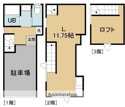 東川町24番1棟2戸 左｜北海道函館市東川町(賃貸一戸建1K・1階・49.00㎡)の写真 その2