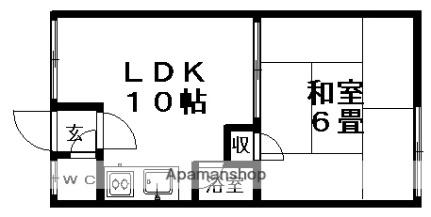 北海道札幌市豊平区月寒東二条１９丁目(賃貸アパート1LDK・1階・28.46㎡)の写真 その2