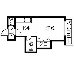 グリーンホームズ 306｜北海道札幌市豊平区平岸四条１３丁目(賃貸マンション1DK・3階・24.72㎡)の写真 その2