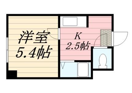 北海道札幌市豊平区平岸一条１４丁目(賃貸マンション1K・3階・16.20㎡)の写真 その2