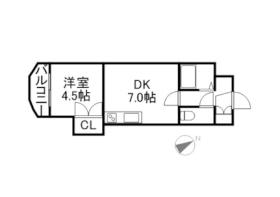 菊水コート 805 ｜ 北海道札幌市白石区菊水一条１丁目（賃貸マンション1DK・8階・27.59㎡） その2