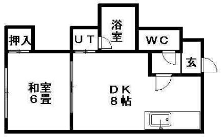 パレスエイト 307｜北海道札幌市中央区南八条西８丁目(賃貸マンション1LDK・3階・28.07㎡)の写真 その2