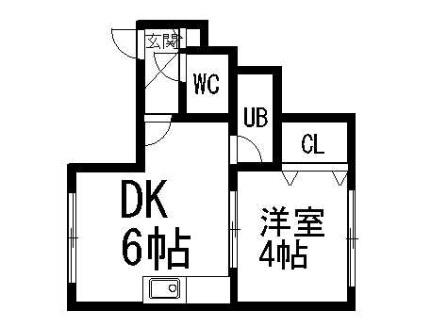 ノースペガサス参番館 206｜北海道札幌市南区澄川四条２丁目(賃貸アパート1DK・3階・23.00㎡)の写真 その2