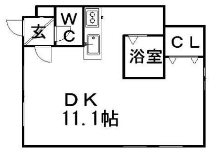 ＡＲＳ南郷I 102｜北海道札幌市白石区南郷通１丁目北(賃貸アパート1K・1階・28.18㎡)の写真 その2