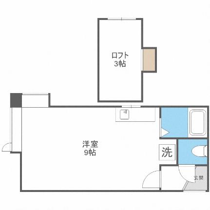 澄川4ー1 202｜北海道札幌市南区澄川四条１丁目(賃貸アパート1K・3階・29.16㎡)の写真 その2