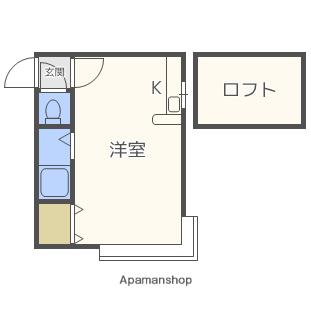 ジョイパレス 202｜北海道札幌市豊平区平岸二条３丁目(賃貸アパート1K・3階・22.00㎡)の写真 その2