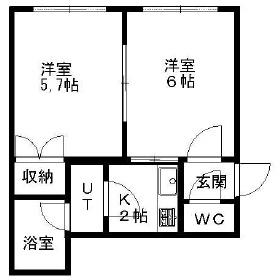 Ｐｌａｔｚ澄川 205｜北海道札幌市南区澄川四条３丁目(賃貸アパート1DK・2階・29.76㎡)の写真 その2