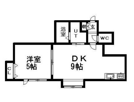 メゾンドアンII 203｜北海道札幌市厚別区厚別西四条２丁目(賃貸アパート1LDK・2階・30.73㎡)の写真 その2