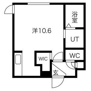 テラン厚別 103｜北海道札幌市厚別区厚別中央五条４丁目(賃貸マンション1K・1階・27.14㎡)の写真 その2