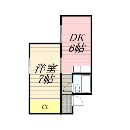 北海道札幌市清田区真栄一条２丁目(賃貸マンション1DK・4階・29.06㎡)の写真 その2