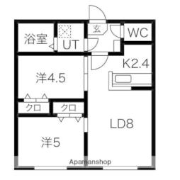 🉐敷金礼金0円！🉐千歳線 北広島駅 徒歩17分