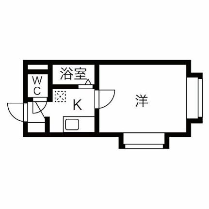 ロフトマンション本郷 207｜北海道札幌市白石区本郷通１３丁目北(賃貸アパート1R・2階・22.02㎡)の写真 その2