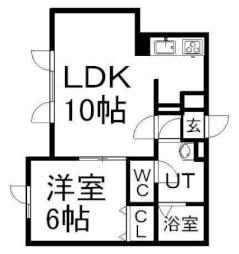 白石駅 4.5万円