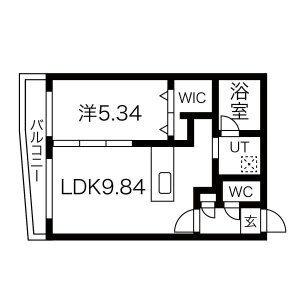 仮）ＧＲＡＮー平岸4ー4　ＭＳ 402｜北海道札幌市豊平区平岸四条４丁目(賃貸マンション1LDK・4階・36.01㎡)の写真 その2