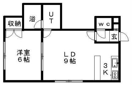 ファインコート羊ヶ丘 101｜北海道札幌市豊平区福住三条６丁目(賃貸アパート1LDK・1階・38.47㎡)の写真 その2