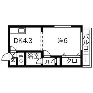 グリーンホームズ 303｜北海道札幌市豊平区平岸四条１３丁目(賃貸マンション1DK・3階・24.72㎡)の写真 その2