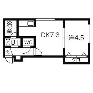 ＣＡＲＥＬ白石（旧　マープル白石） 303｜北海道札幌市白石区東札幌二条６丁目(賃貸アパート1DK・3階・28.93㎡)の写真 その2