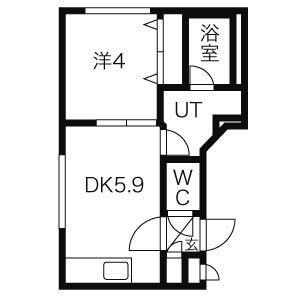 ｆｏｒｔｕｎｅプラスｓａｐｐｏｒｏ 205｜北海道札幌市中央区南一条東６丁目(賃貸マンション1DK・2階・25.32㎡)の写真 その2