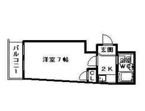 フロンティア北一条 00201｜北海道札幌市中央区北一条西２０丁目(賃貸マンション1K・2階・17.50㎡)の写真 その2