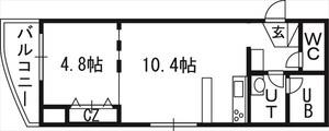 コーラル 00901｜北海道札幌市中央区南十一条西１丁目(賃貸マンション1LDK・9階・36.39㎡)の写真 その2