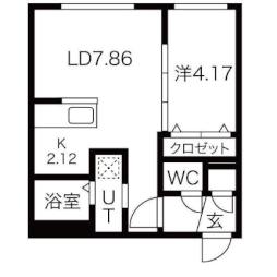 月寒中央駅 5.6万円