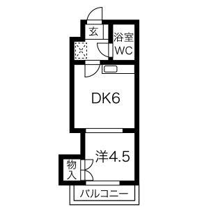 ハイツビバリーヒルズ 402｜北海道札幌市豊平区月寒東二条５丁目(賃貸マンション1DK・4階・23.43㎡)の写真 その2