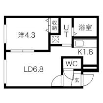 ＥＸＣＥＬ学園前 105 ｜ 北海道札幌市豊平区豊平四条５丁目（賃貸マンション1LDK・1階・30.68㎡） その2