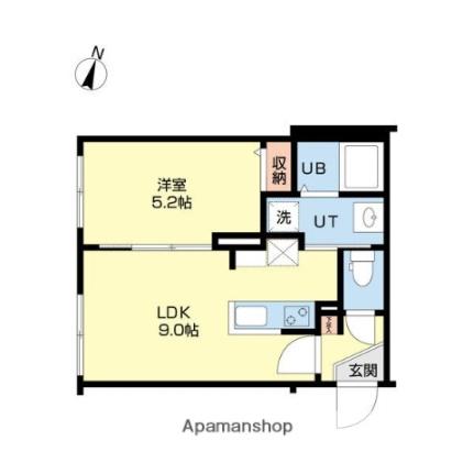 北海道札幌市白石区菊水九条２丁目（賃貸マンション1LDK・2階・32.54㎡） その2