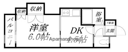 エンドレス高松 206｜北海道函館市高松町(賃貸マンション1DK・2階・24.79㎡)の写真 その2