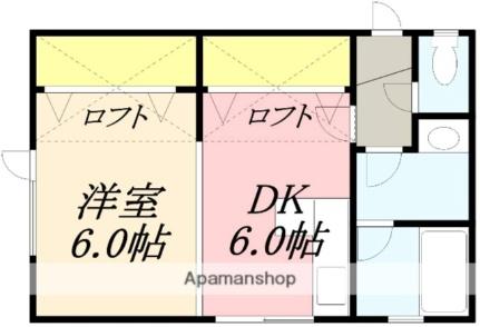 リージャストマンション山の手 202｜北海道函館市山の手２丁目(賃貸アパート1DK・2階・29.44㎡)の写真 その2