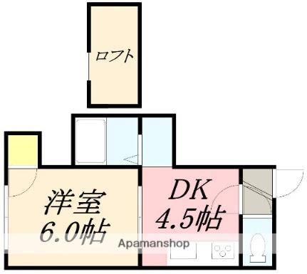 ハイツヒロV 106｜北海道函館市人見町(賃貸アパート1DK・1階・25.61㎡)の写真 その2