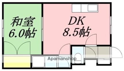 かしわぎハイツ 303｜北海道函館市柏木町(賃貸アパート1DK・3階・32.76㎡)の写真 その2
