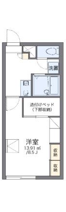 レオパレスＫ．ＹIII 104｜北海道函館市山の手３丁目(賃貸アパート1K・1階・23.18㎡)の写真 その2