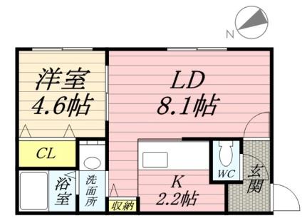 ＲＩＮＧ　ＣＯＭＭＯＮＳ 303｜北海道札幌市手稲区前田一条１０丁目(賃貸マンション1LDK・3階・35.64㎡)の写真 その2