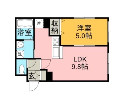 ノーチェ 405｜北海道札幌市中央区北五条西２８丁目(賃貸マンション1LDK・4階・35.65㎡)の写真 その2